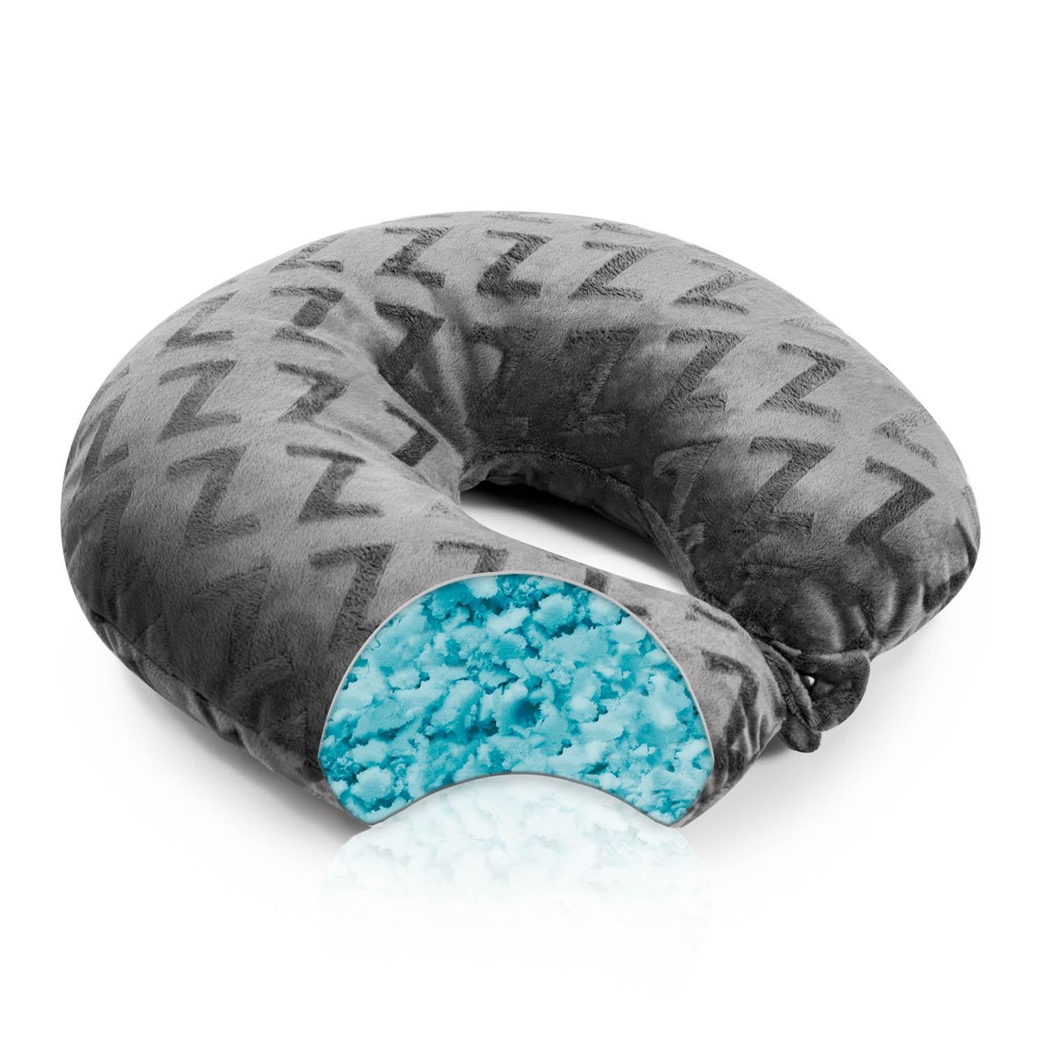 Z Gel Shredded Memory Foam Pillow Travel Neck
