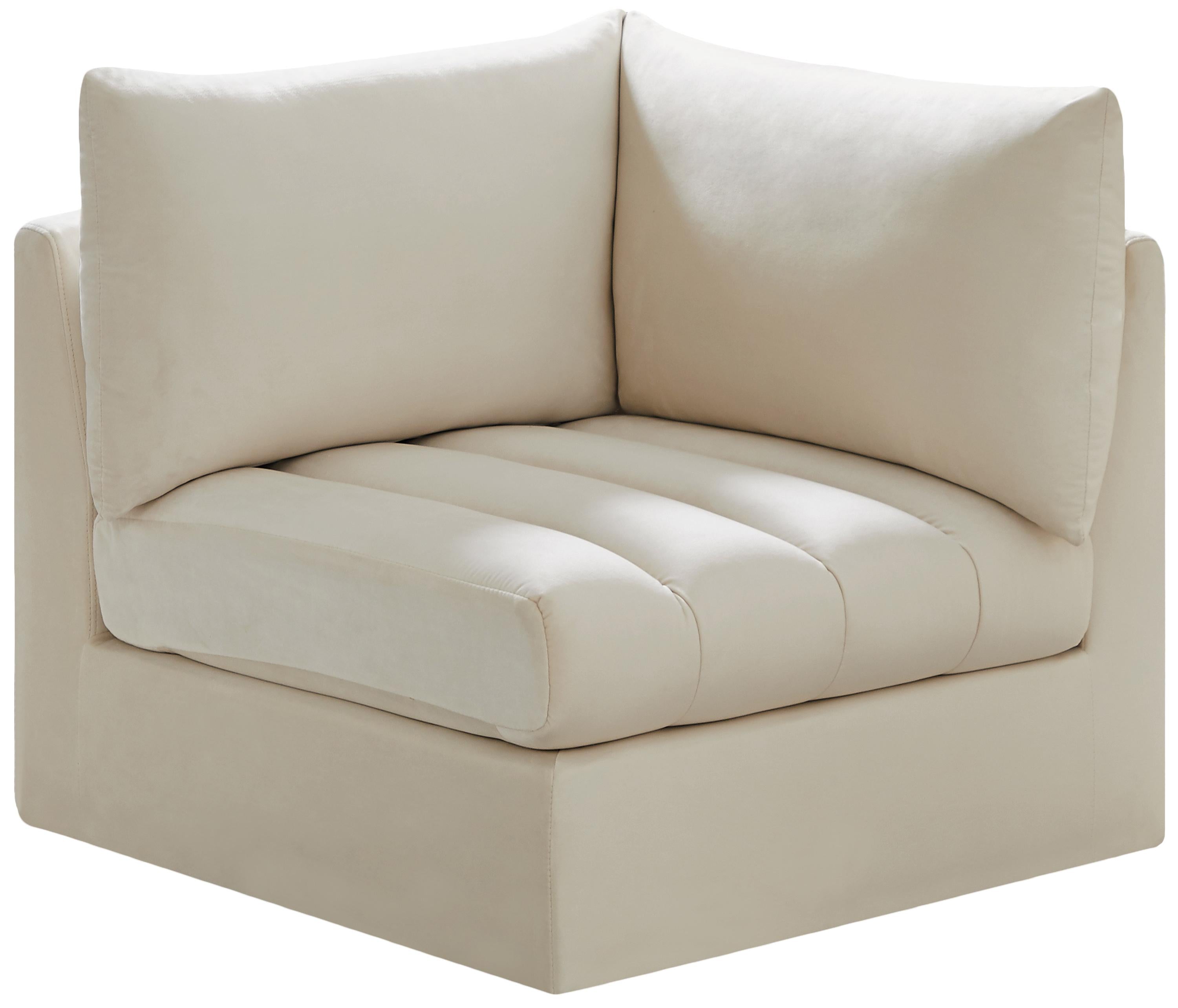 Jacob Cream Velvet Corner