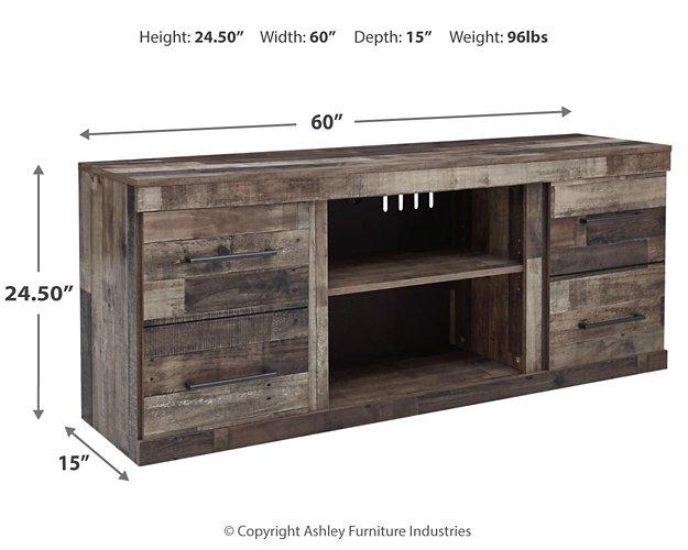 Derekson 4-Piece Entertainment Center with Electric Fireplace