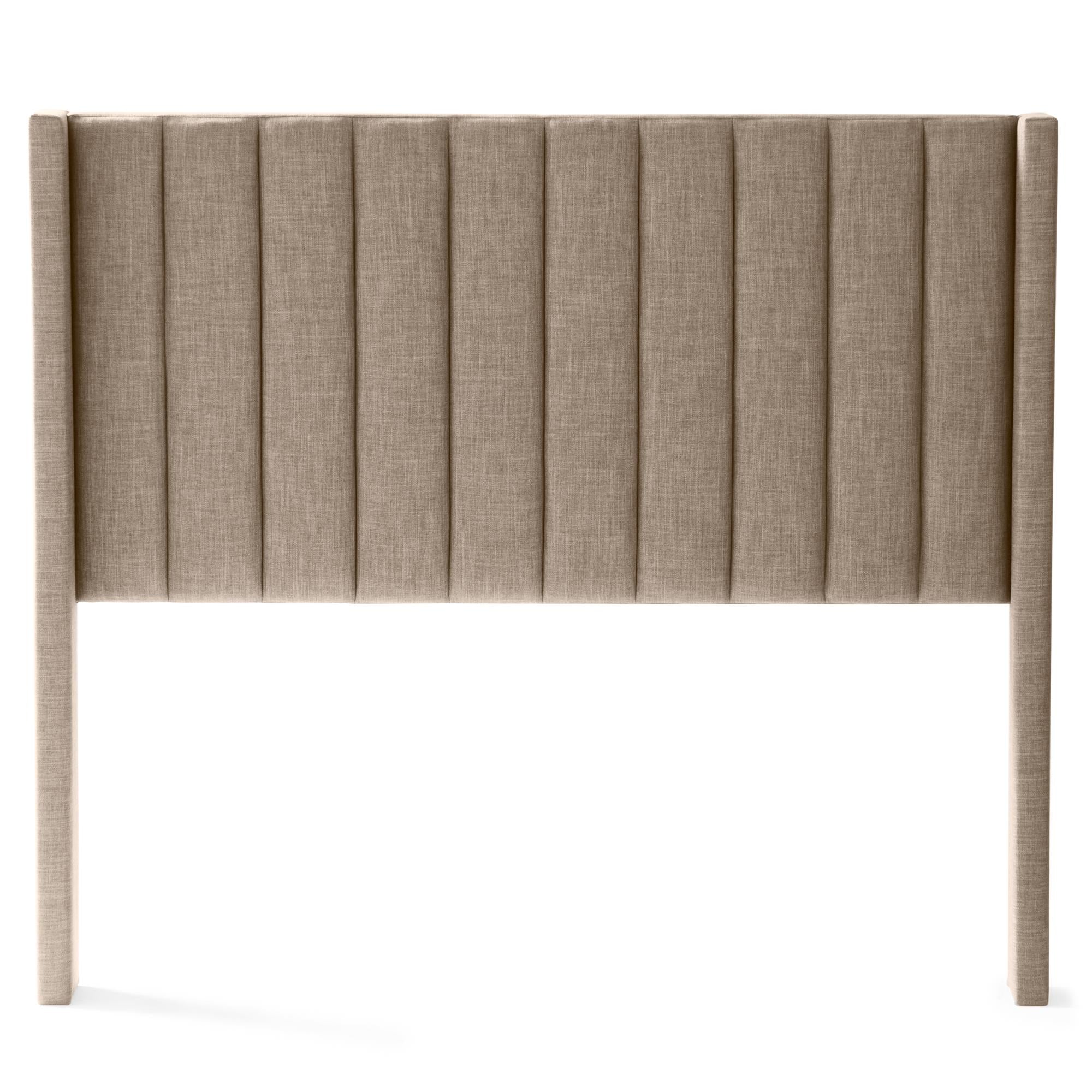 Malouf Blackwell Upholstered Bed w/ Wingback Headboard