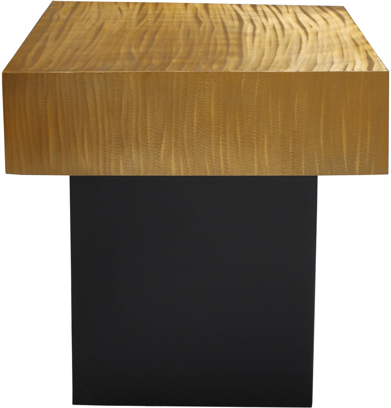 Palladium Gold End Table