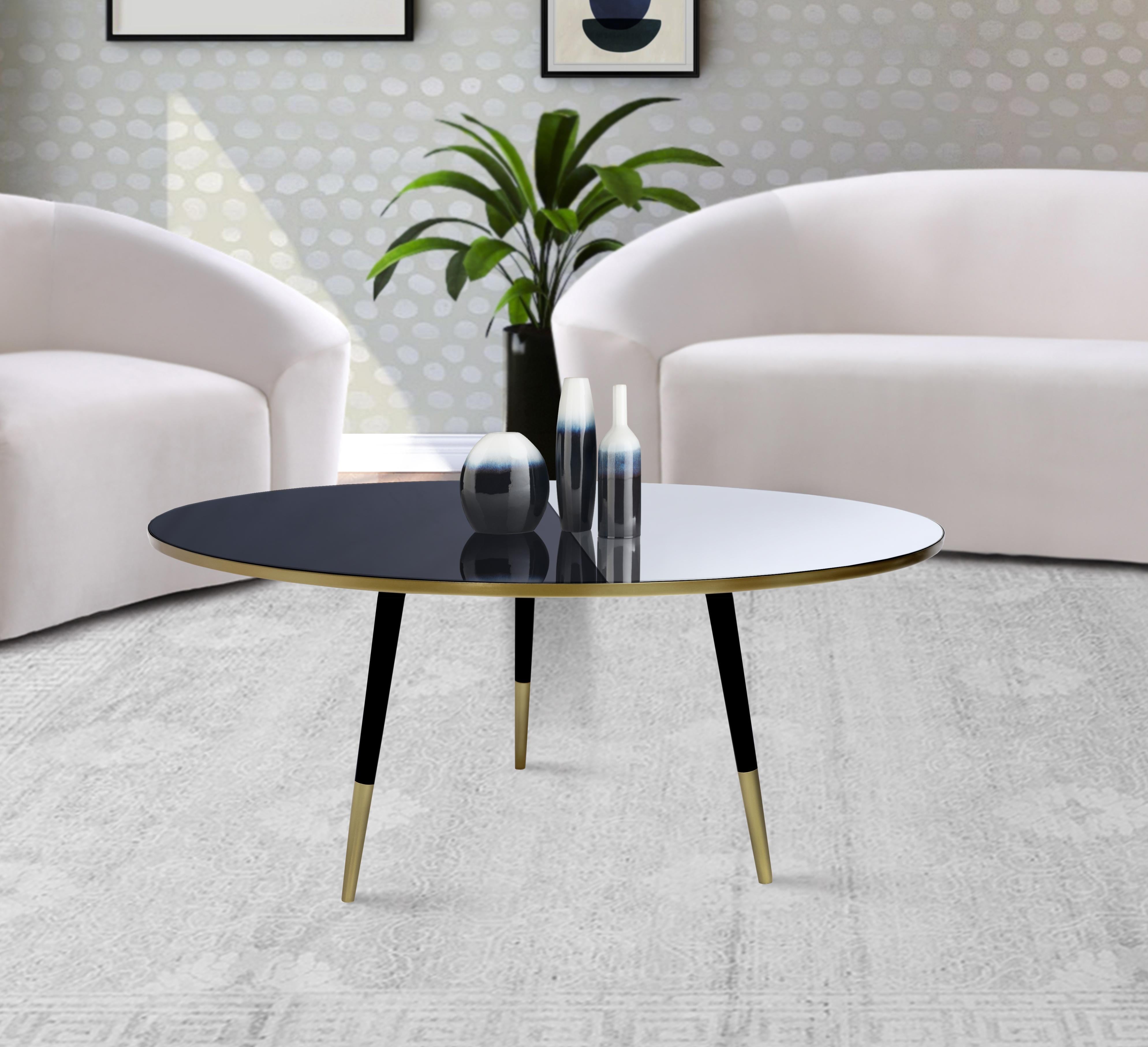 Reflection Gold / Black Coffee Table