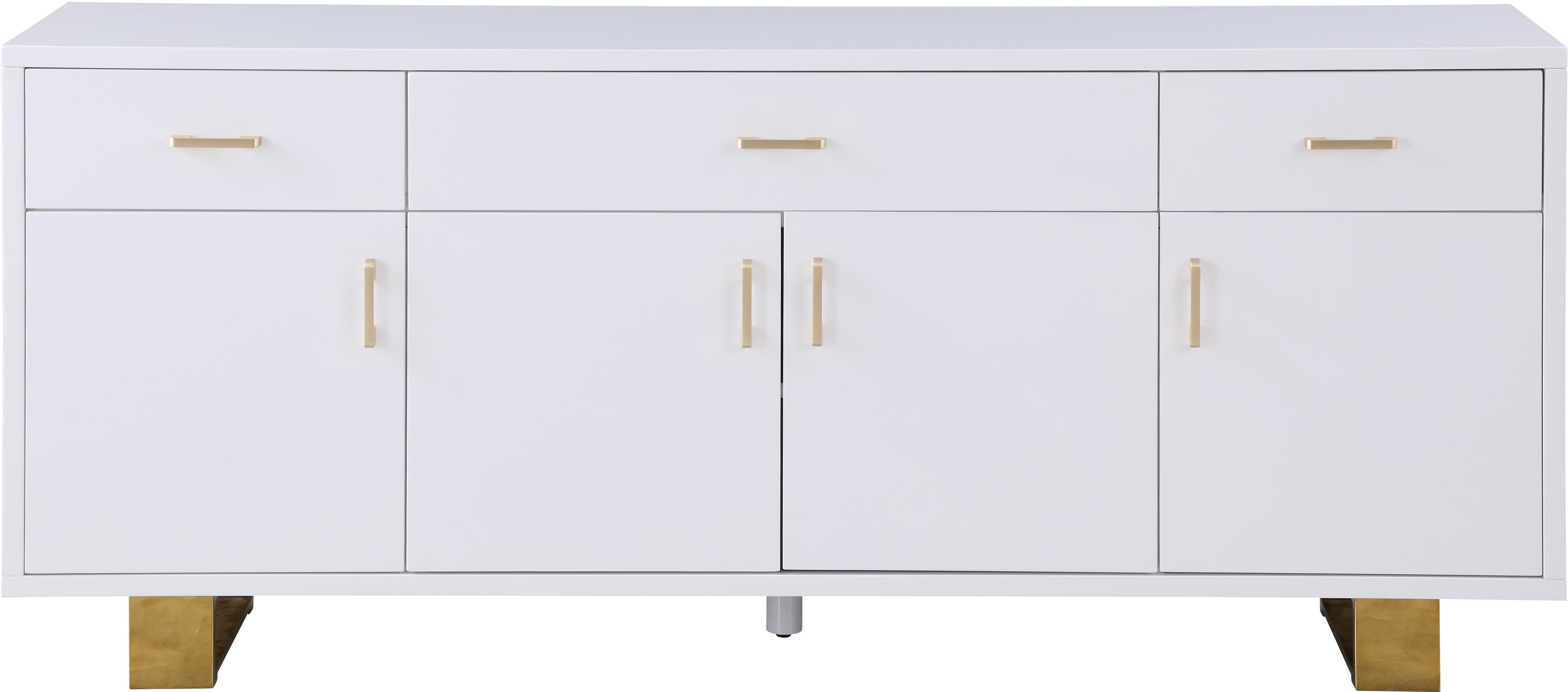 Excel White Lacquer Sideboard/Buffet