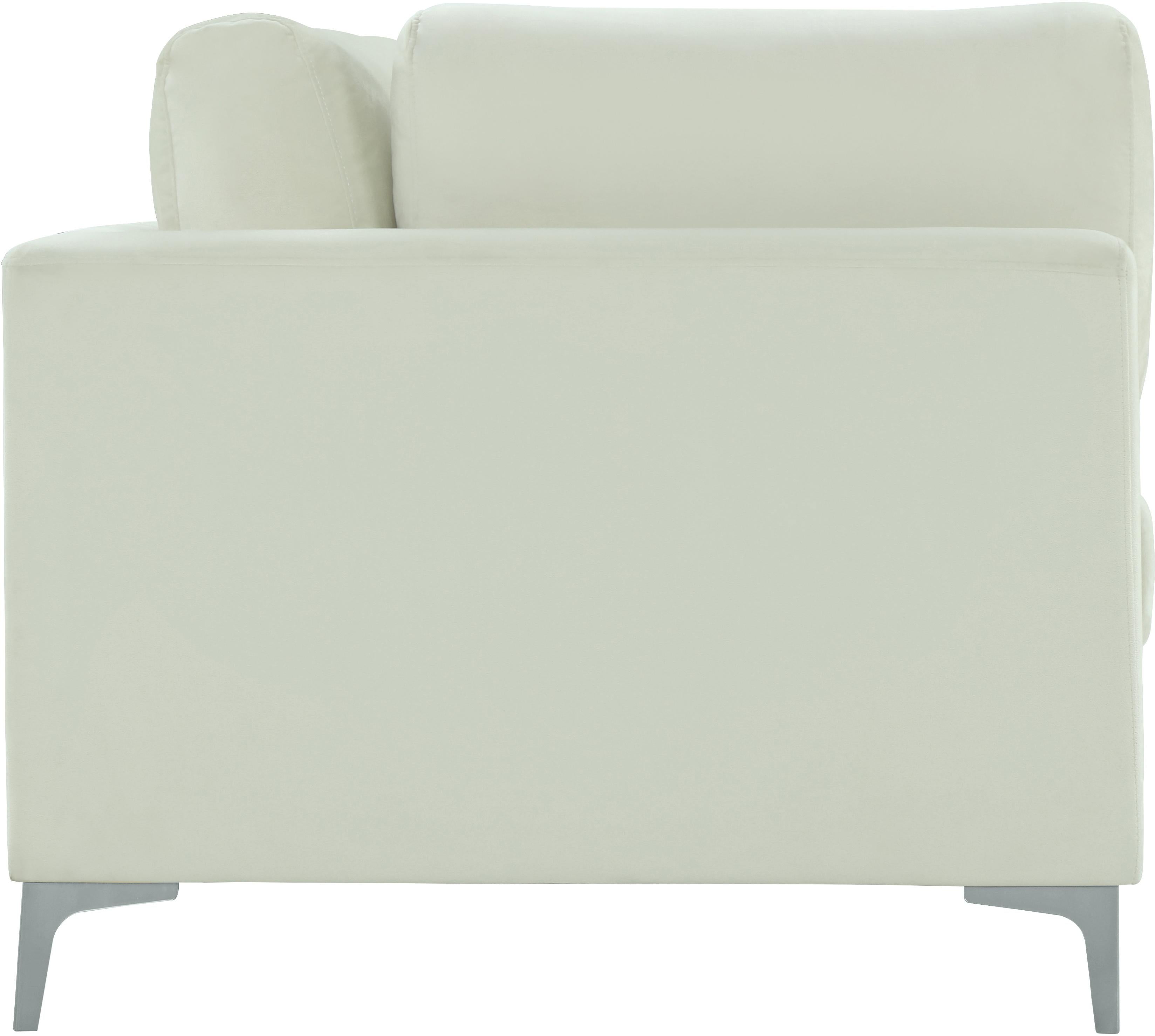 Julia Cream Velvet Modular Sofa