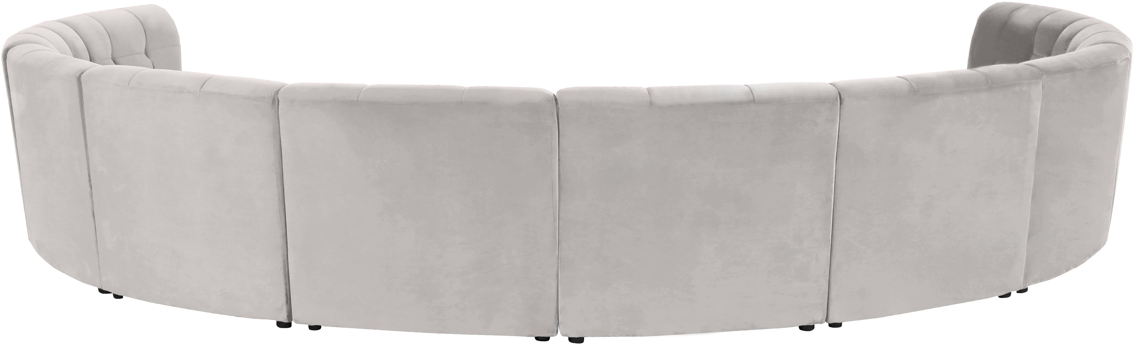 Limitless Cream Velvet 10pc. Modular Sectional