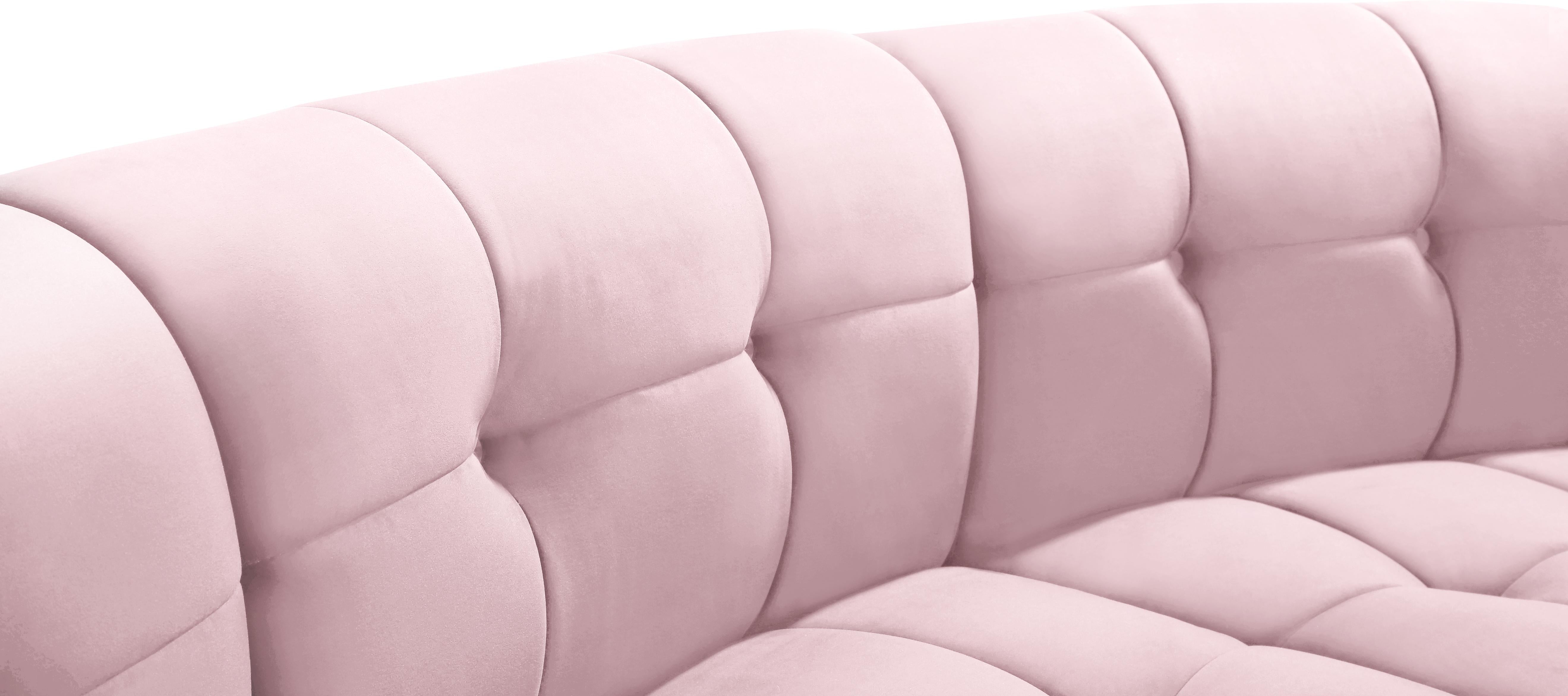 Limitless Pink Velvet 5pc. Modular Sectional