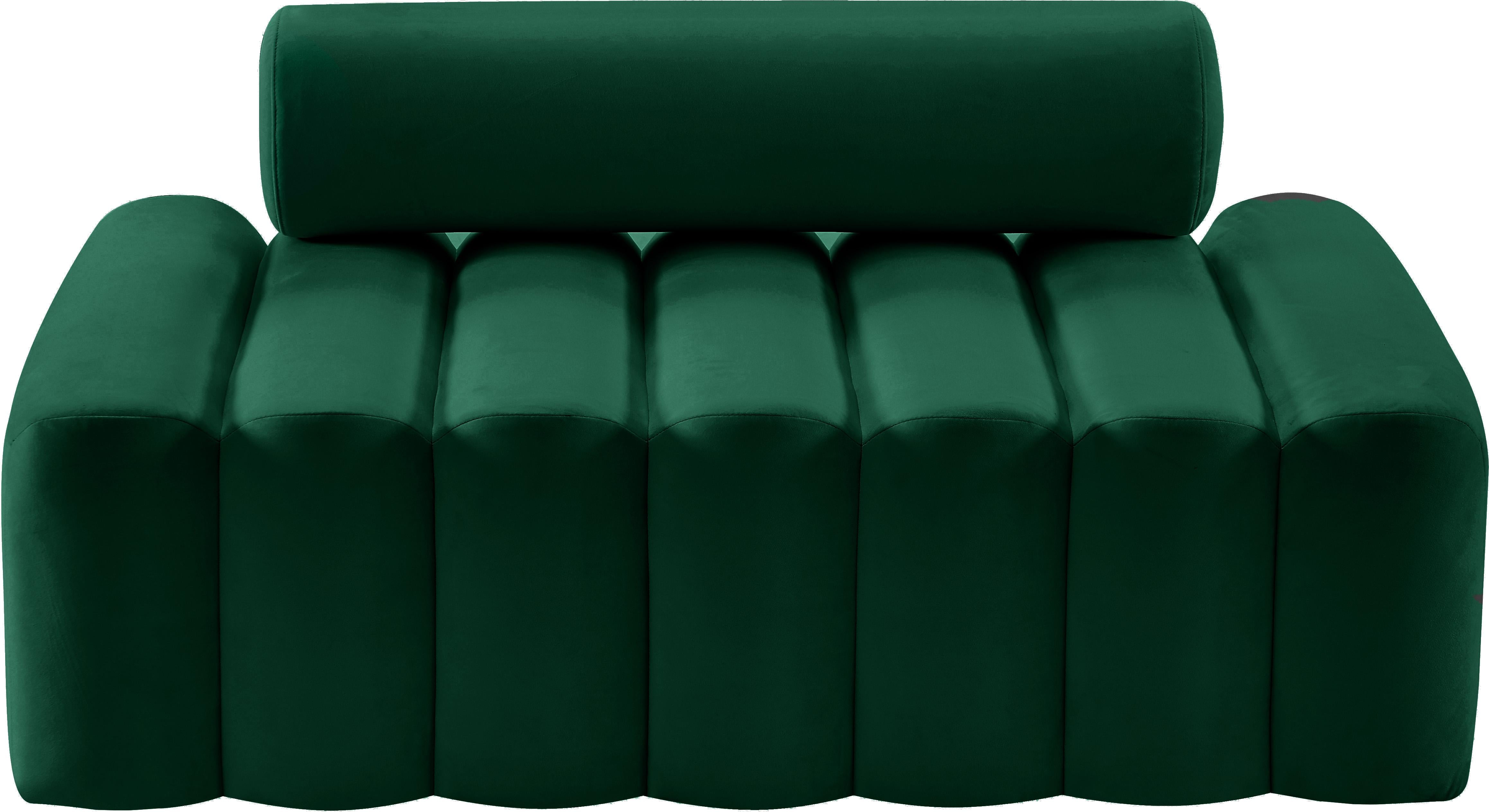 Melody Green Velvet Loveseat