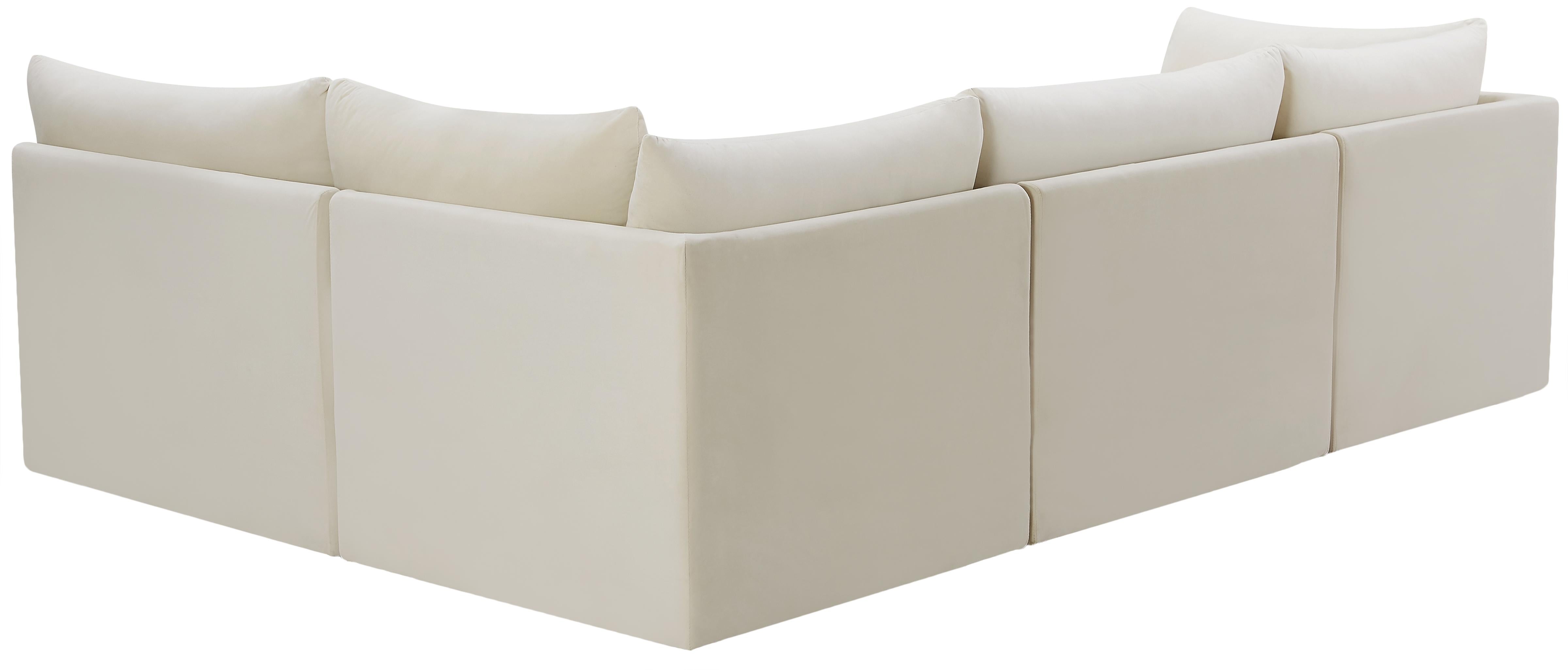 Jacob Cream Velvet Modular Sectional