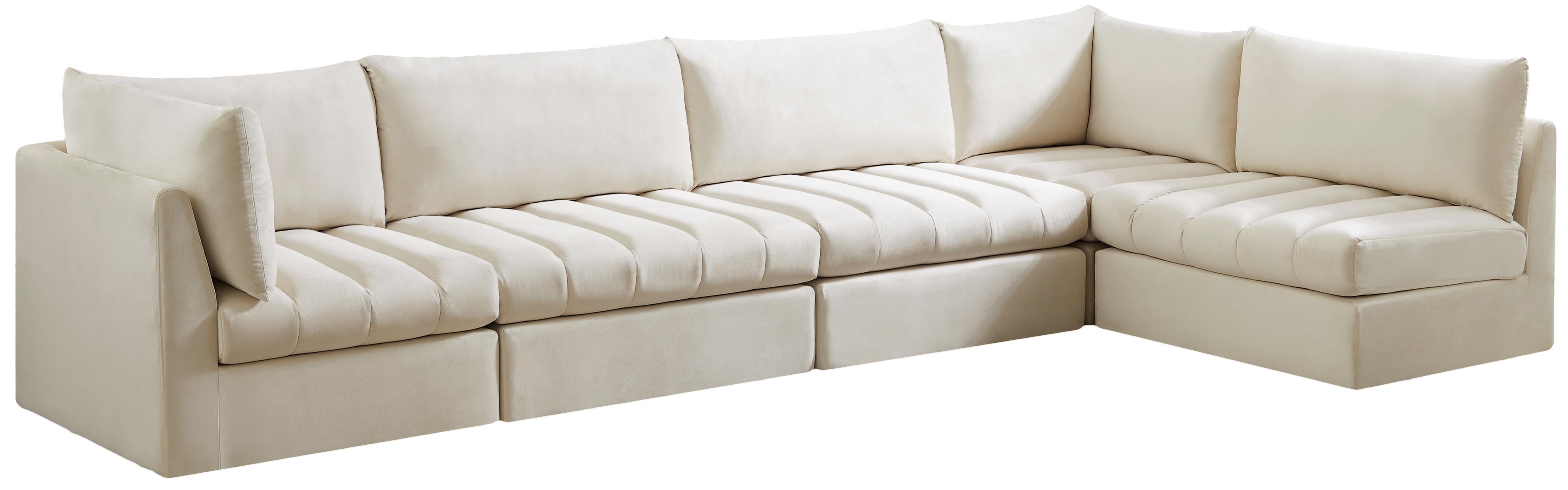 Jacob Cream Velvet Modular Sectional