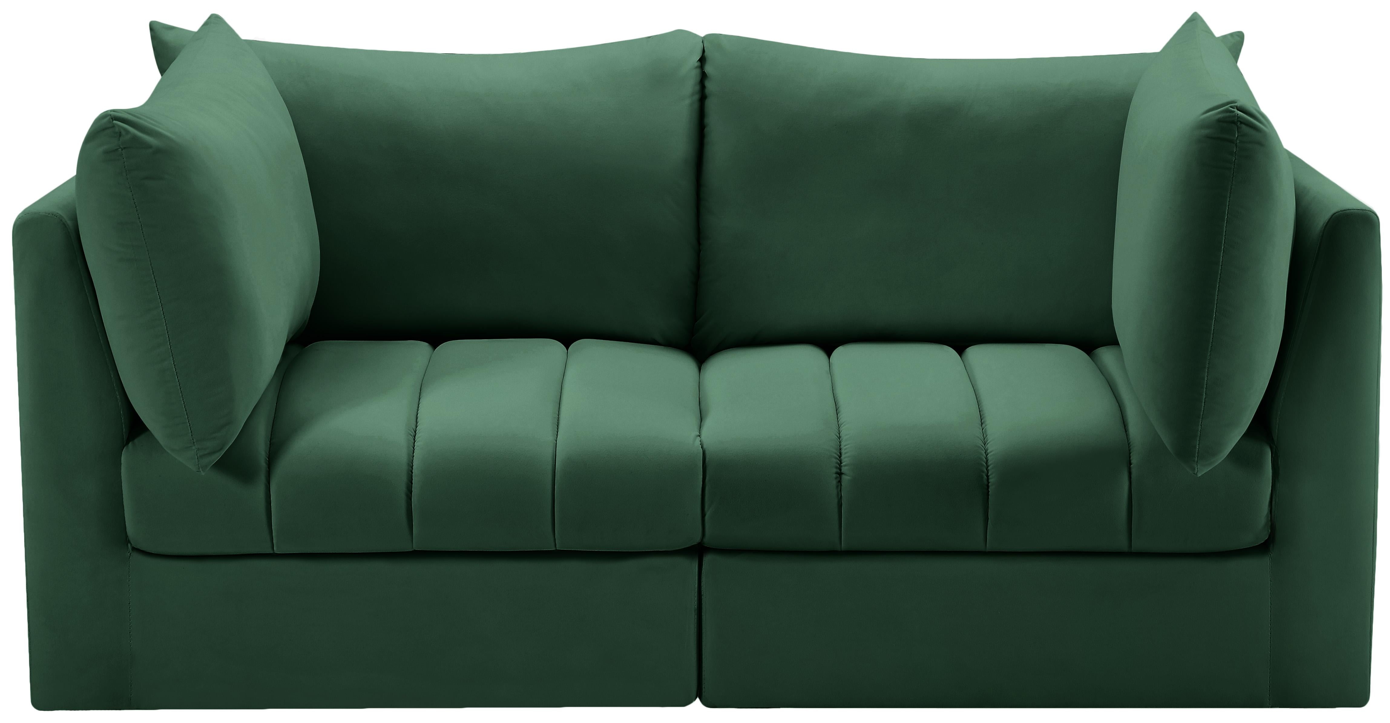 Jacob Green Velvet Modular Sofa