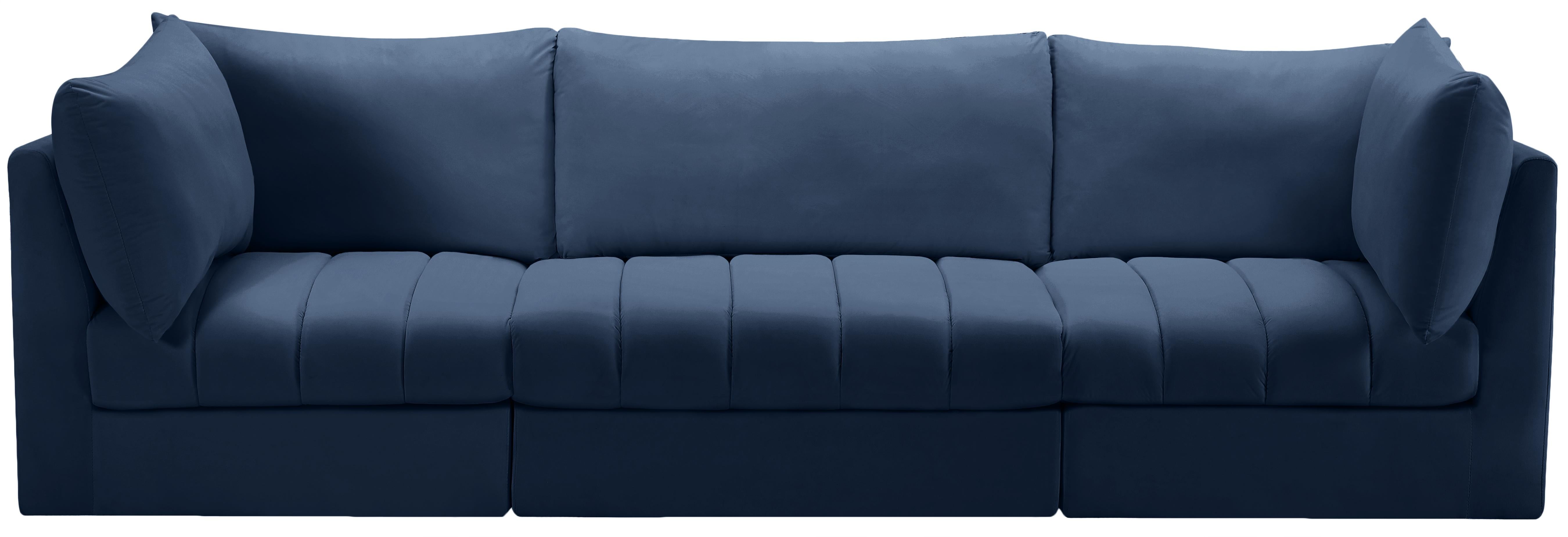 Jacob Navy Velvet Modular Sofa