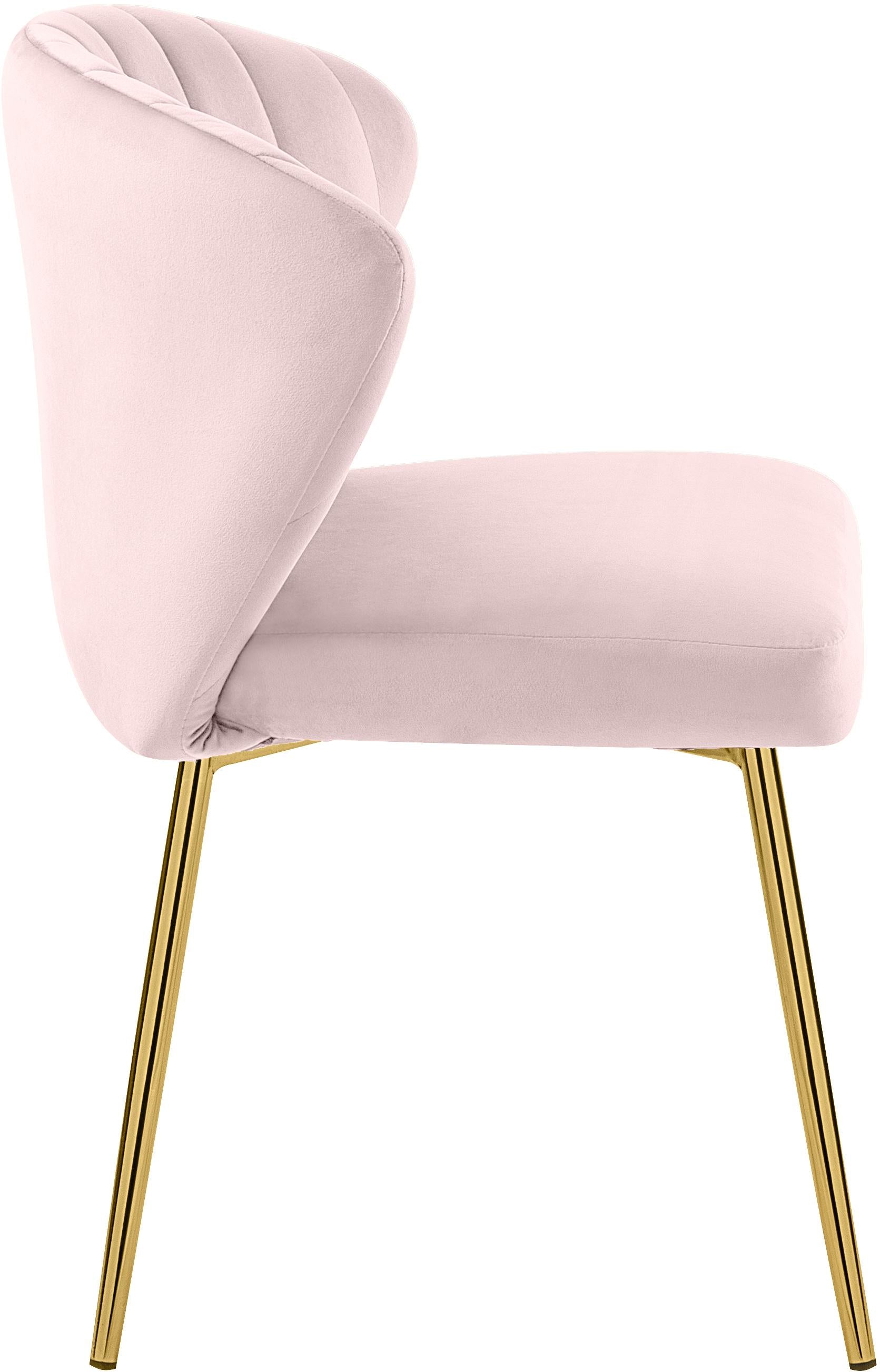 Finley Pink Velvet Dining Chair