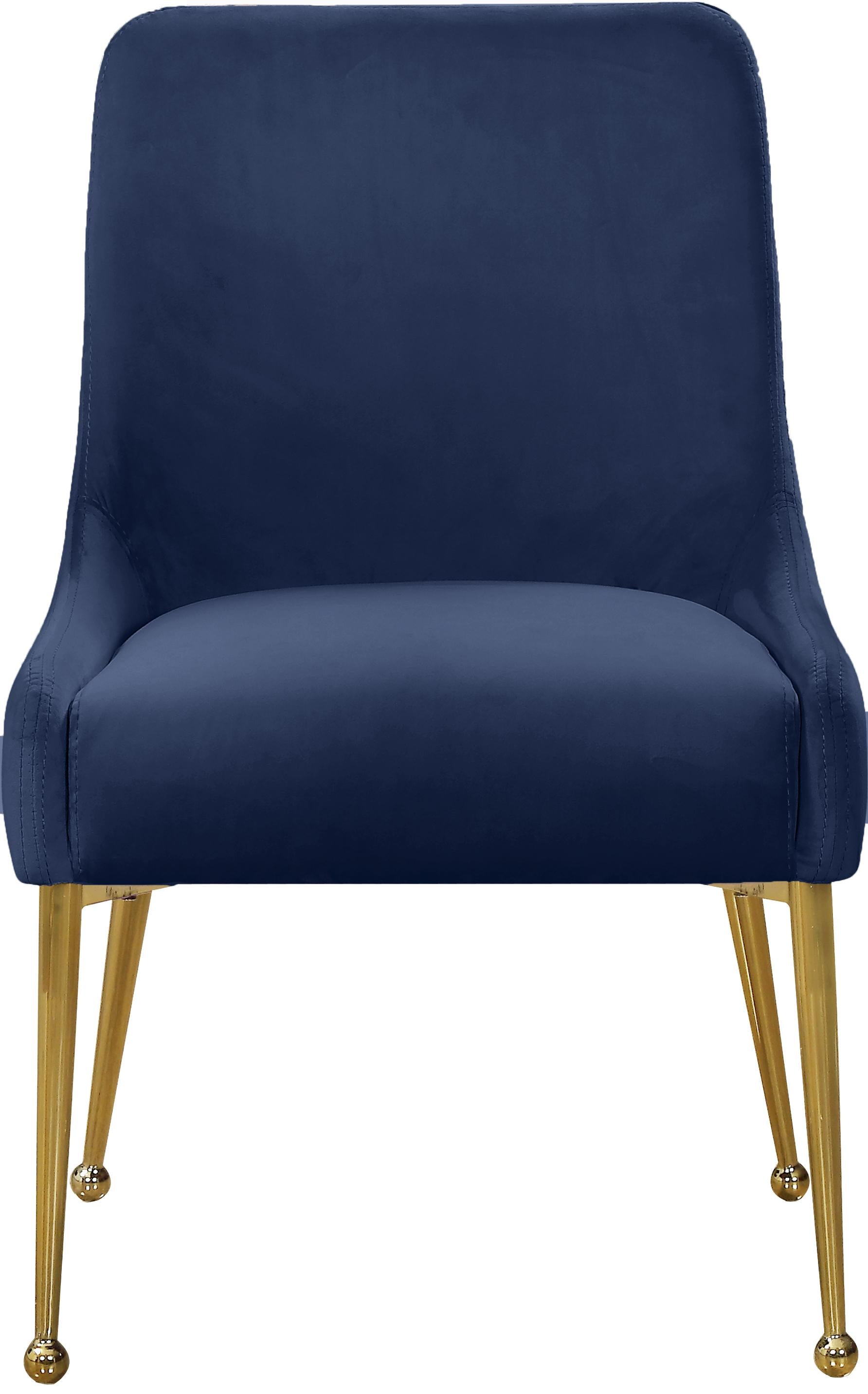 Owen Navy Velvet Dining Chair