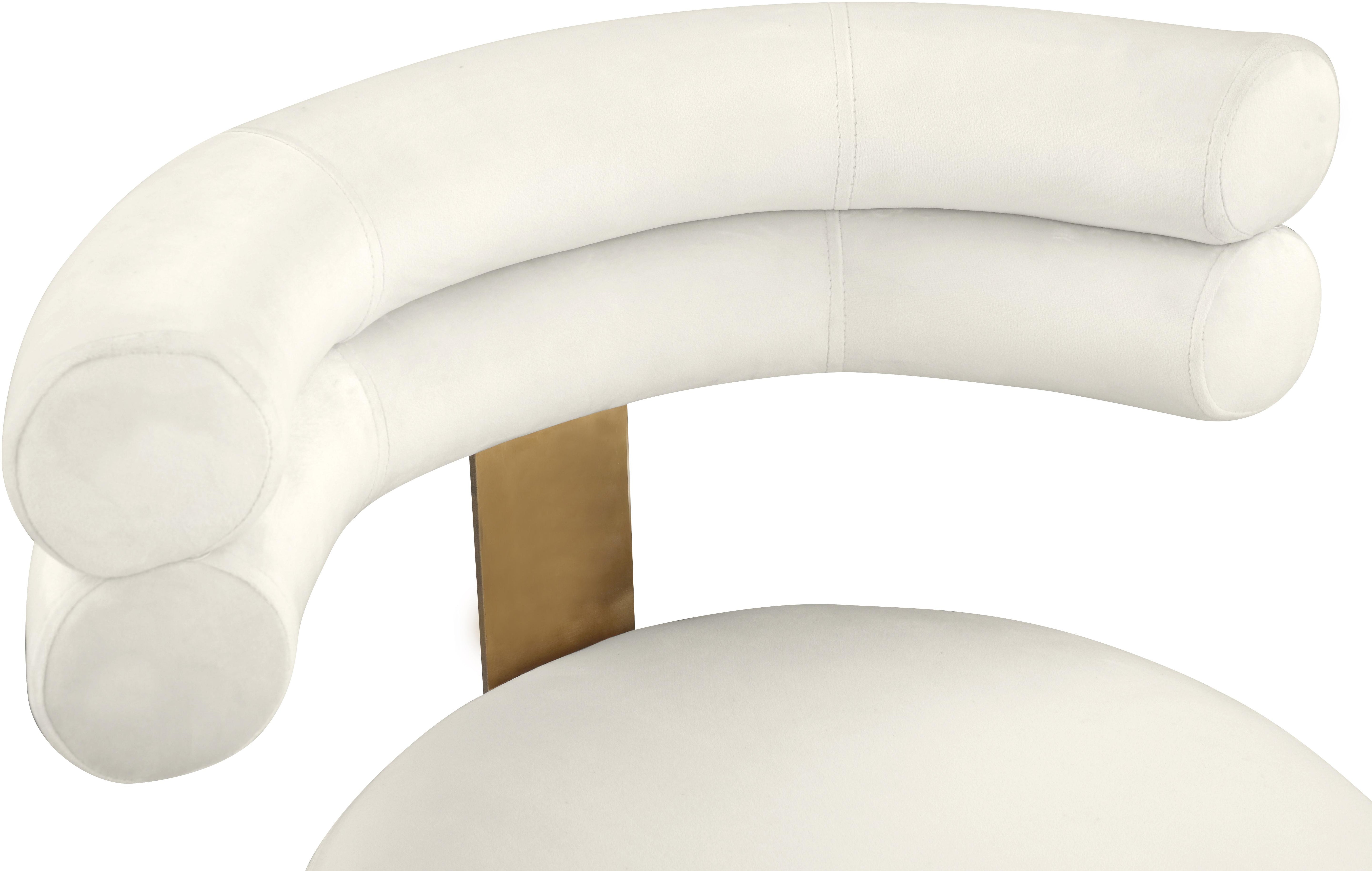 Fitzroy Cream Velvet Dining Chair