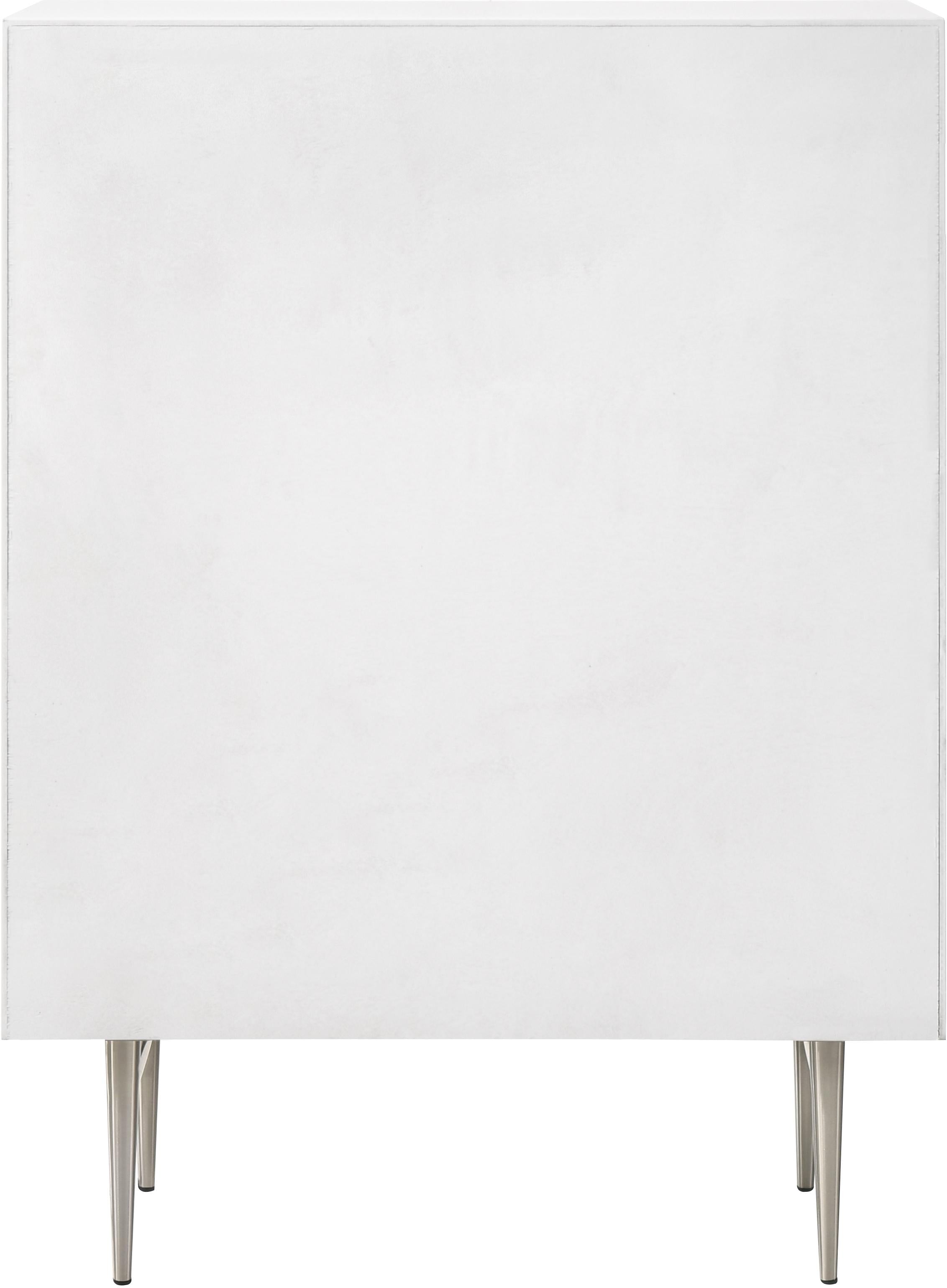 Modernist White Gloss Chest