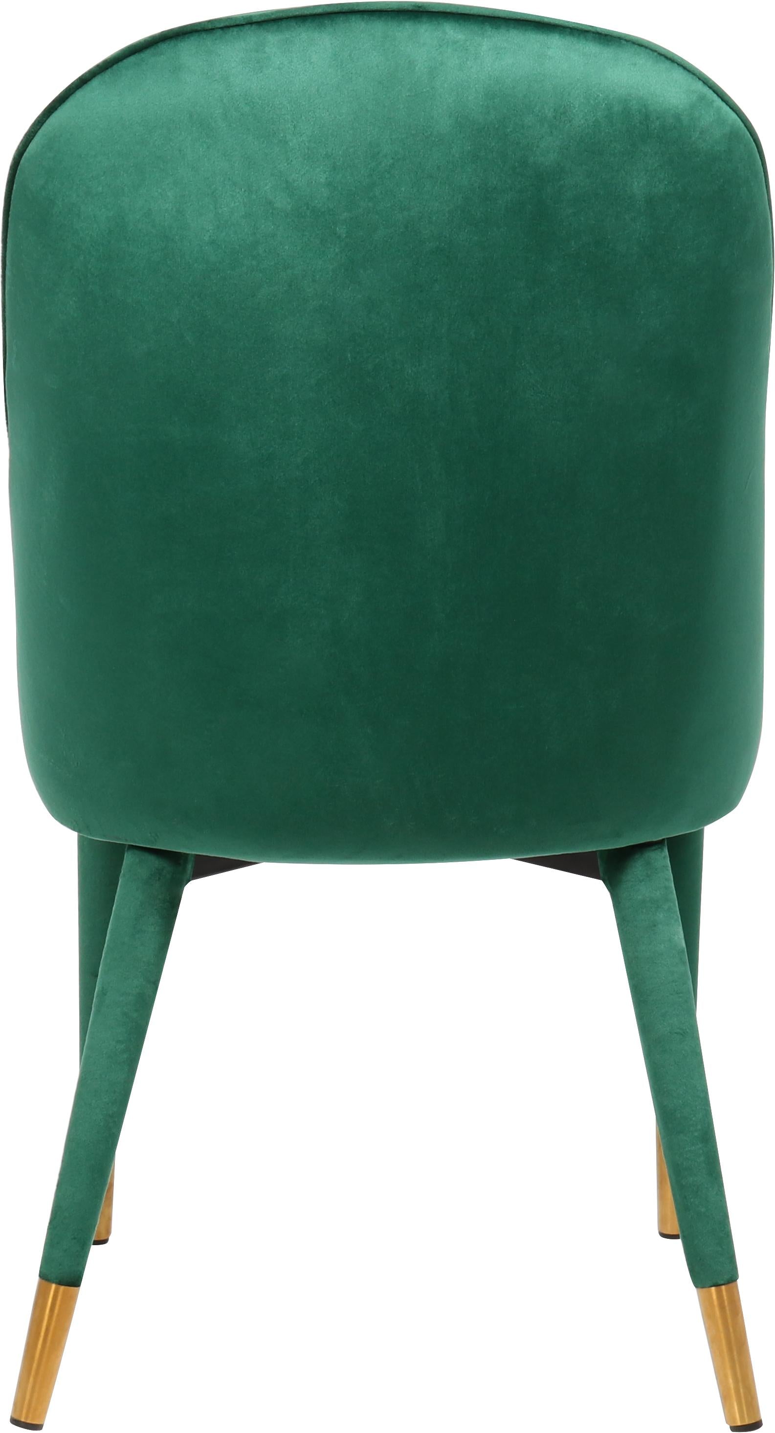 Belle Green Velvet Dining Chair