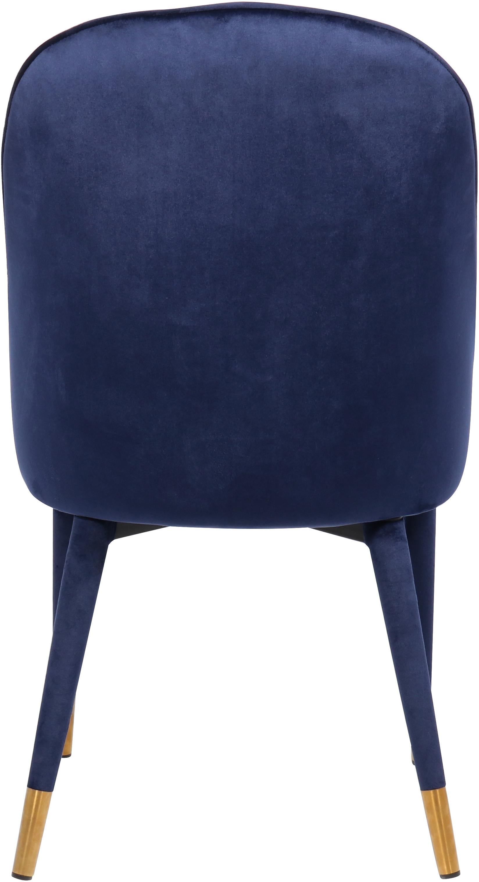 Belle Navy Velvet Dining Chair