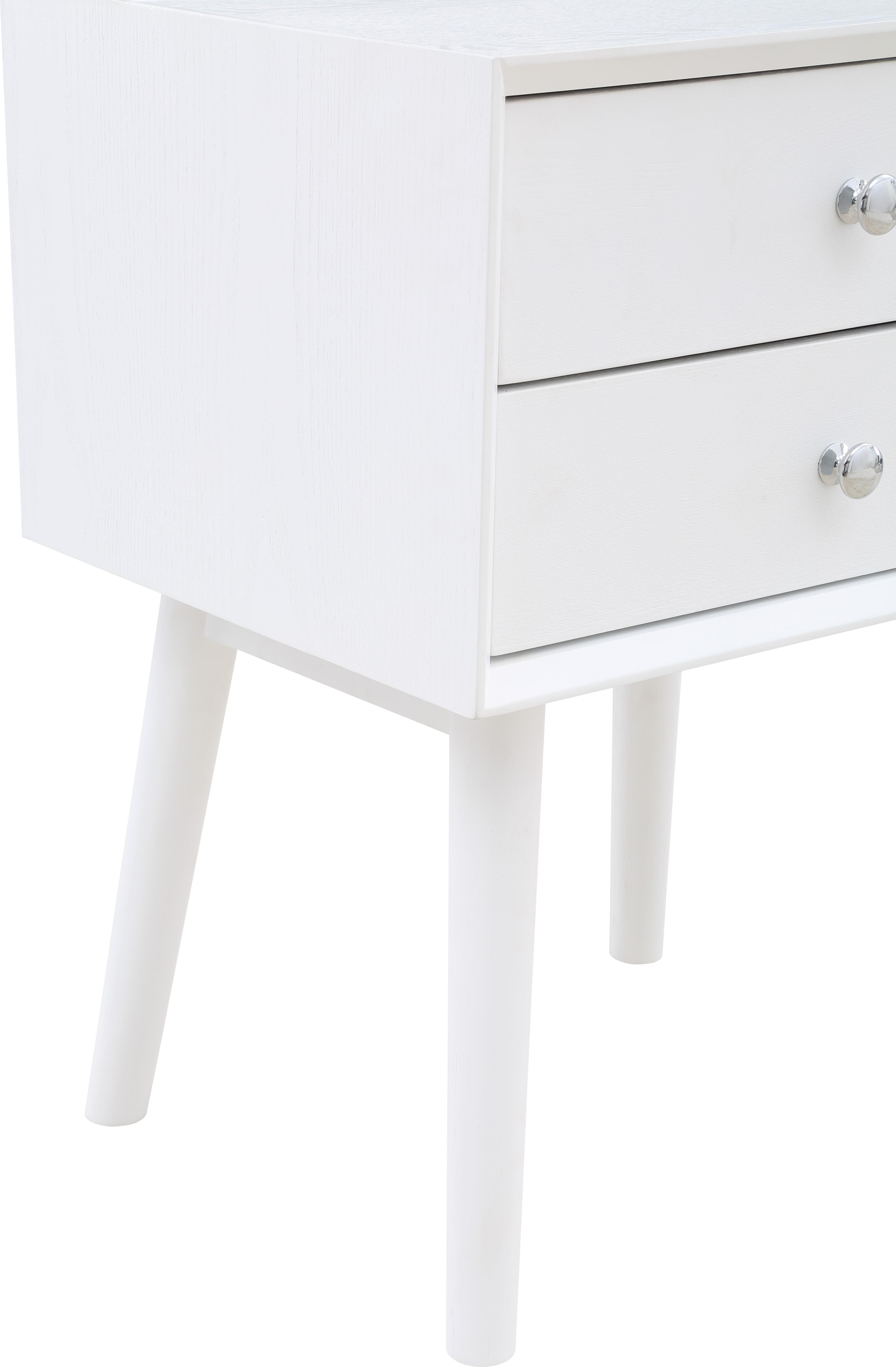 Teddy White Night Stand