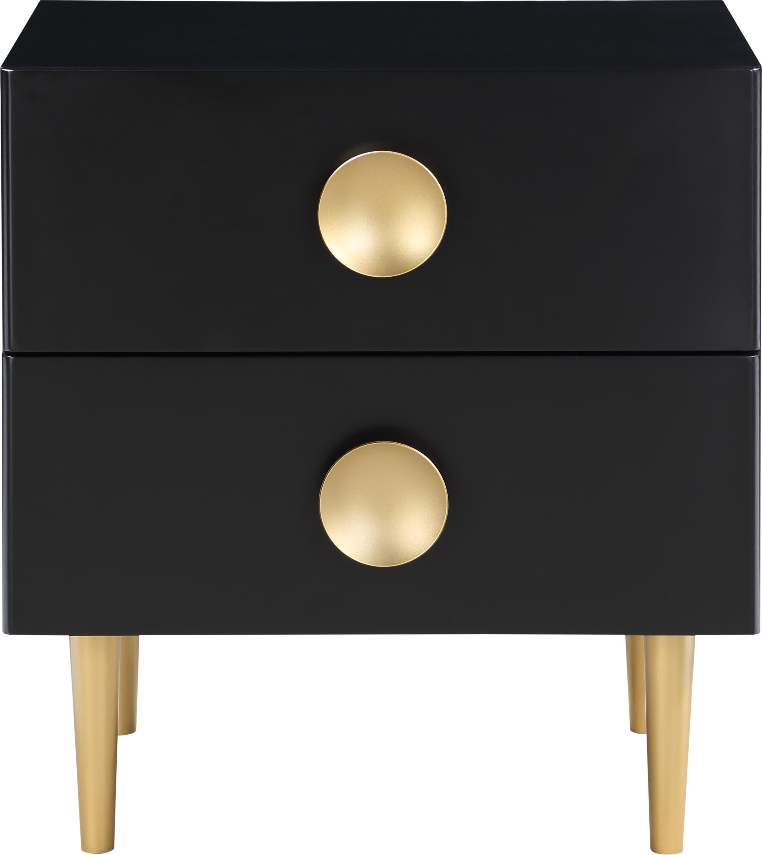 Zayne Black Night Stand