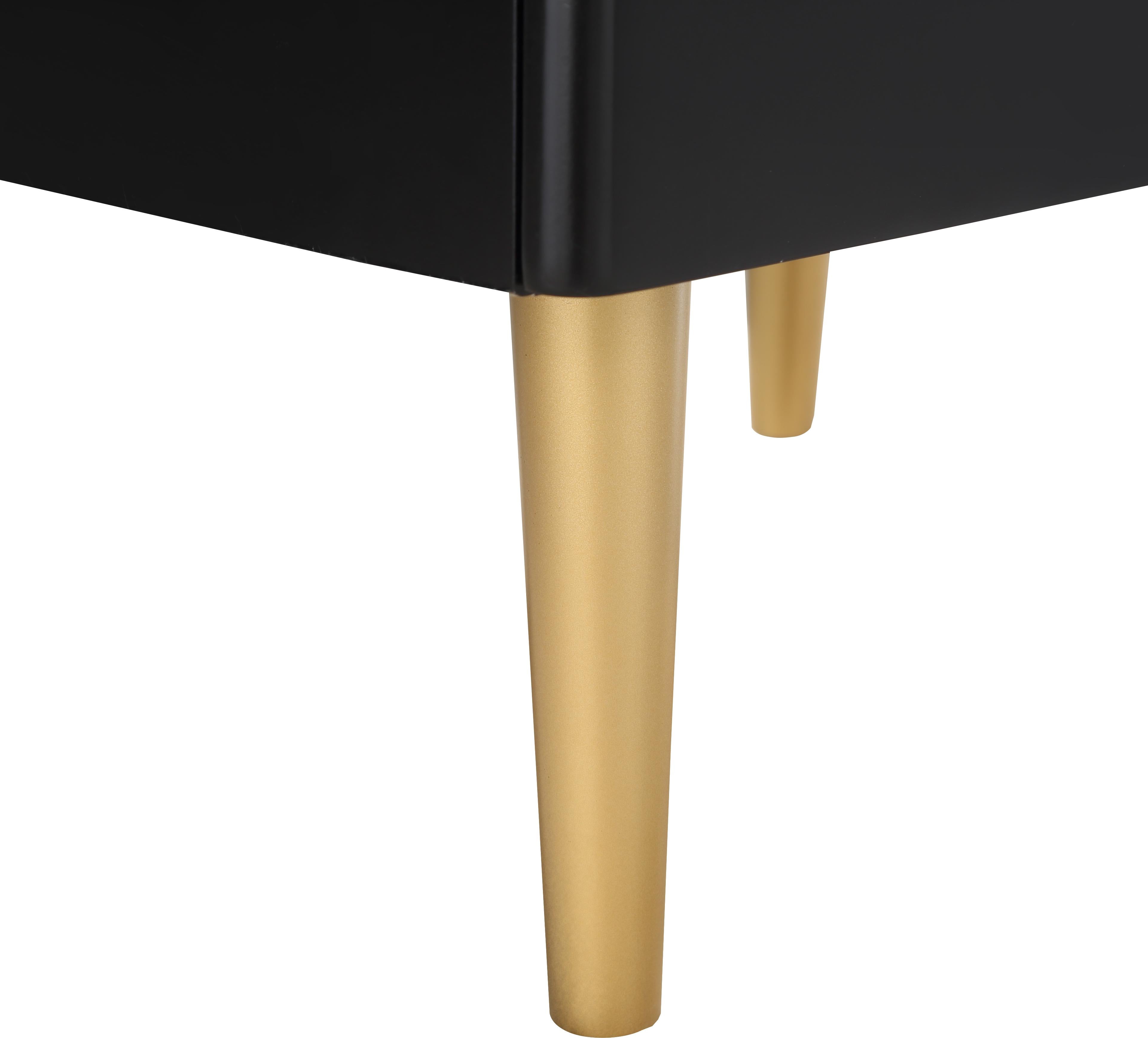 Zayne Black Night Stand