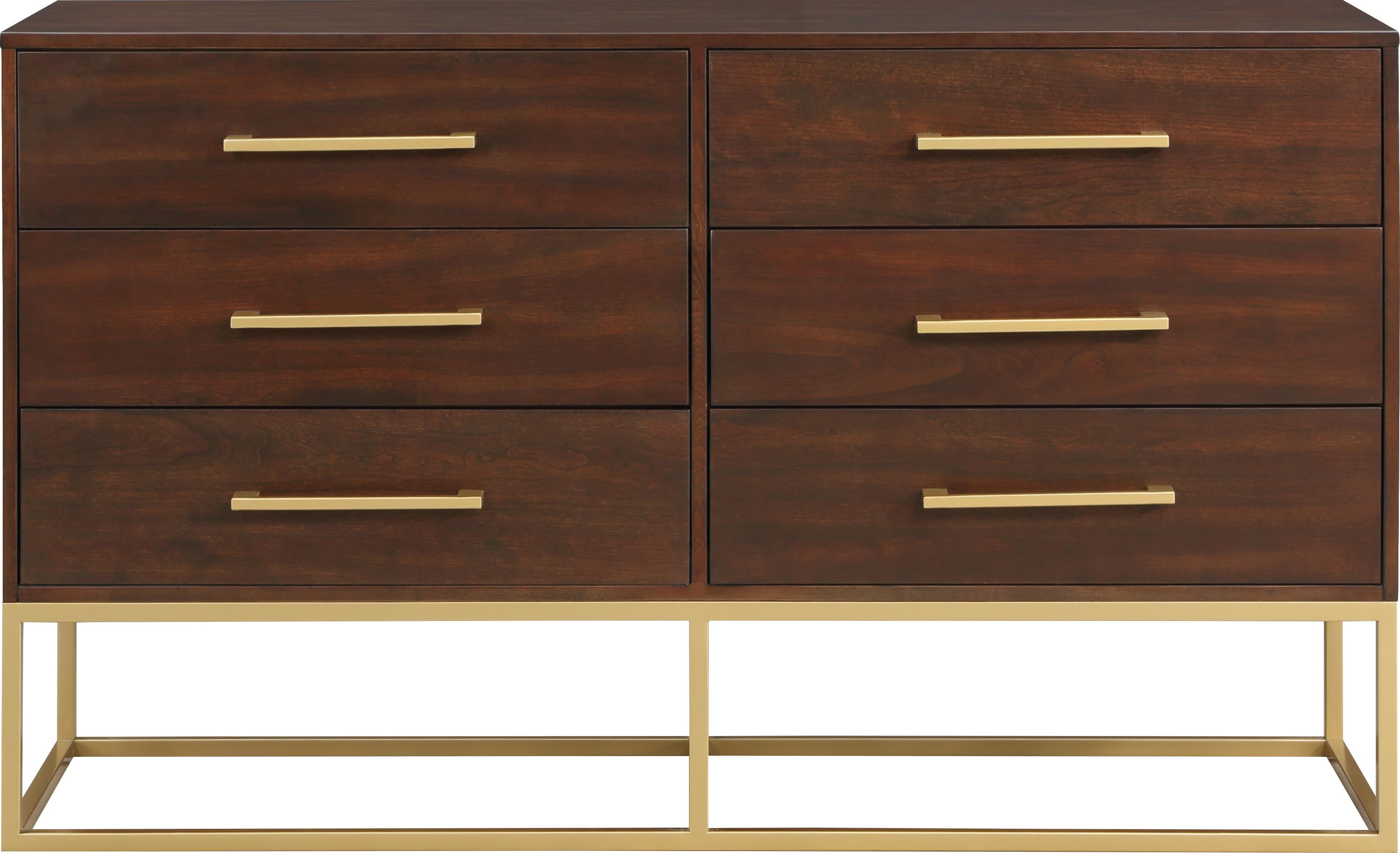 Maxine Cherry / Gold Dresser