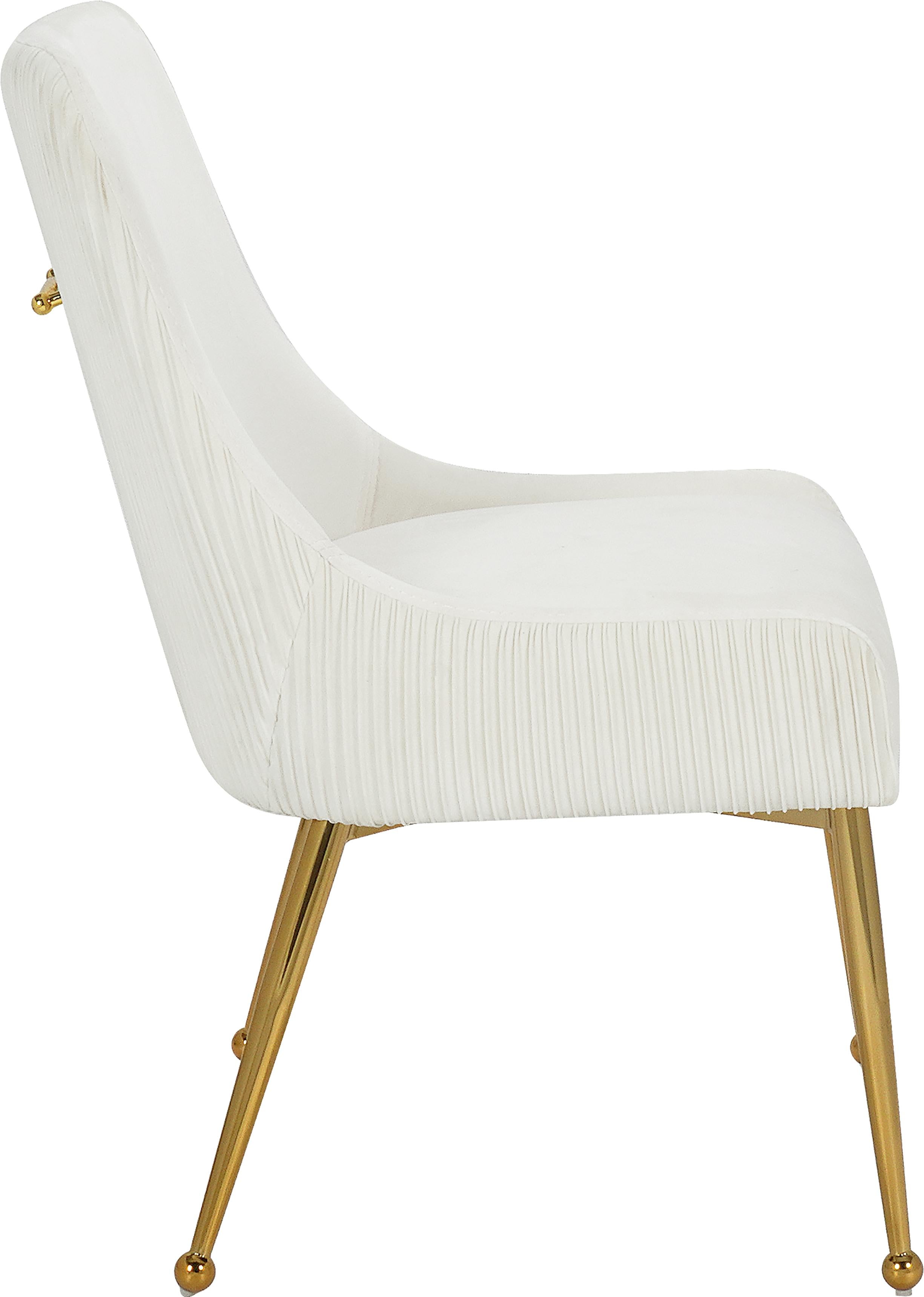 Ace Cream Velvet Dining Chair