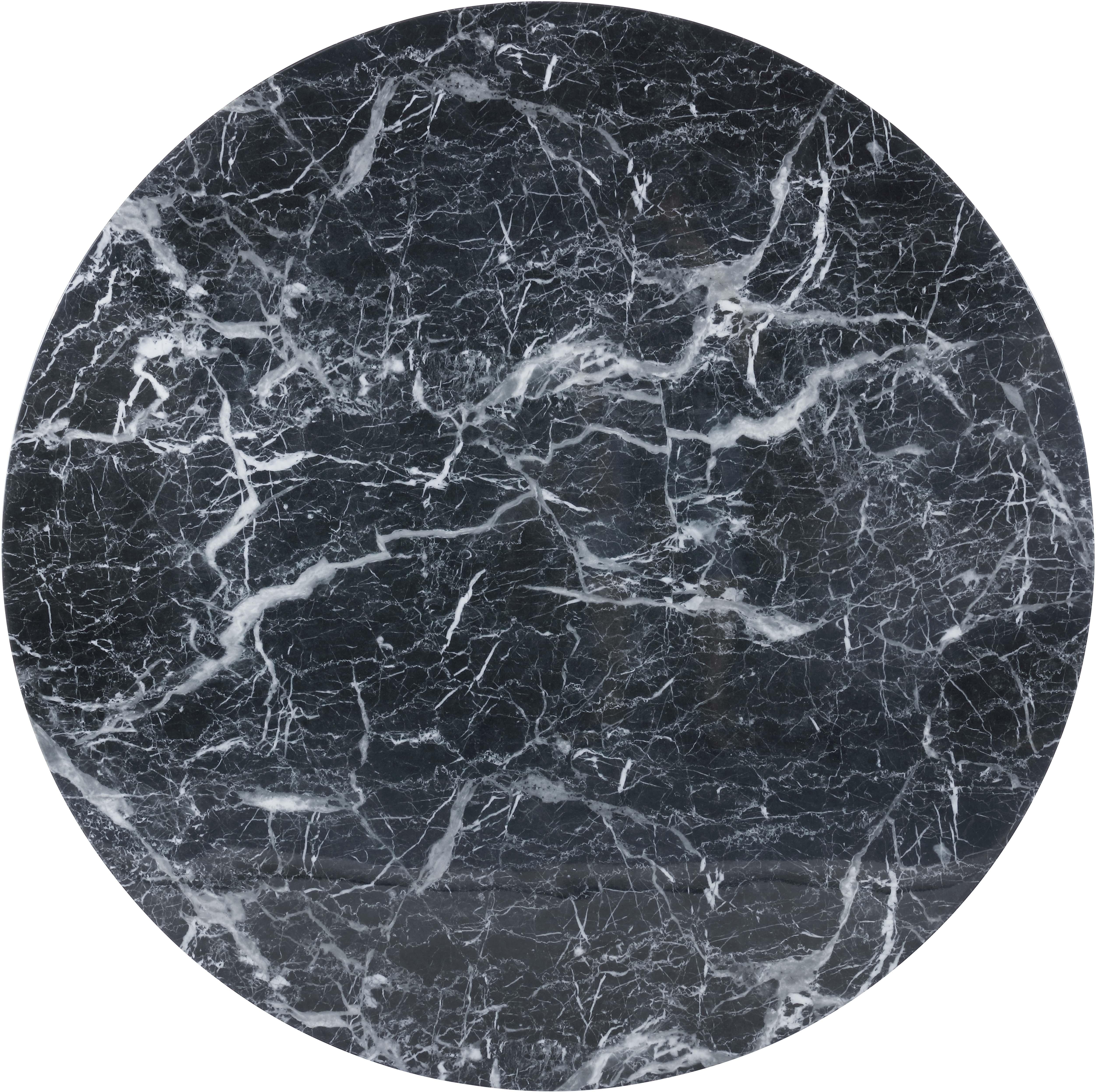 Omni Black Faux Marble Dining Table