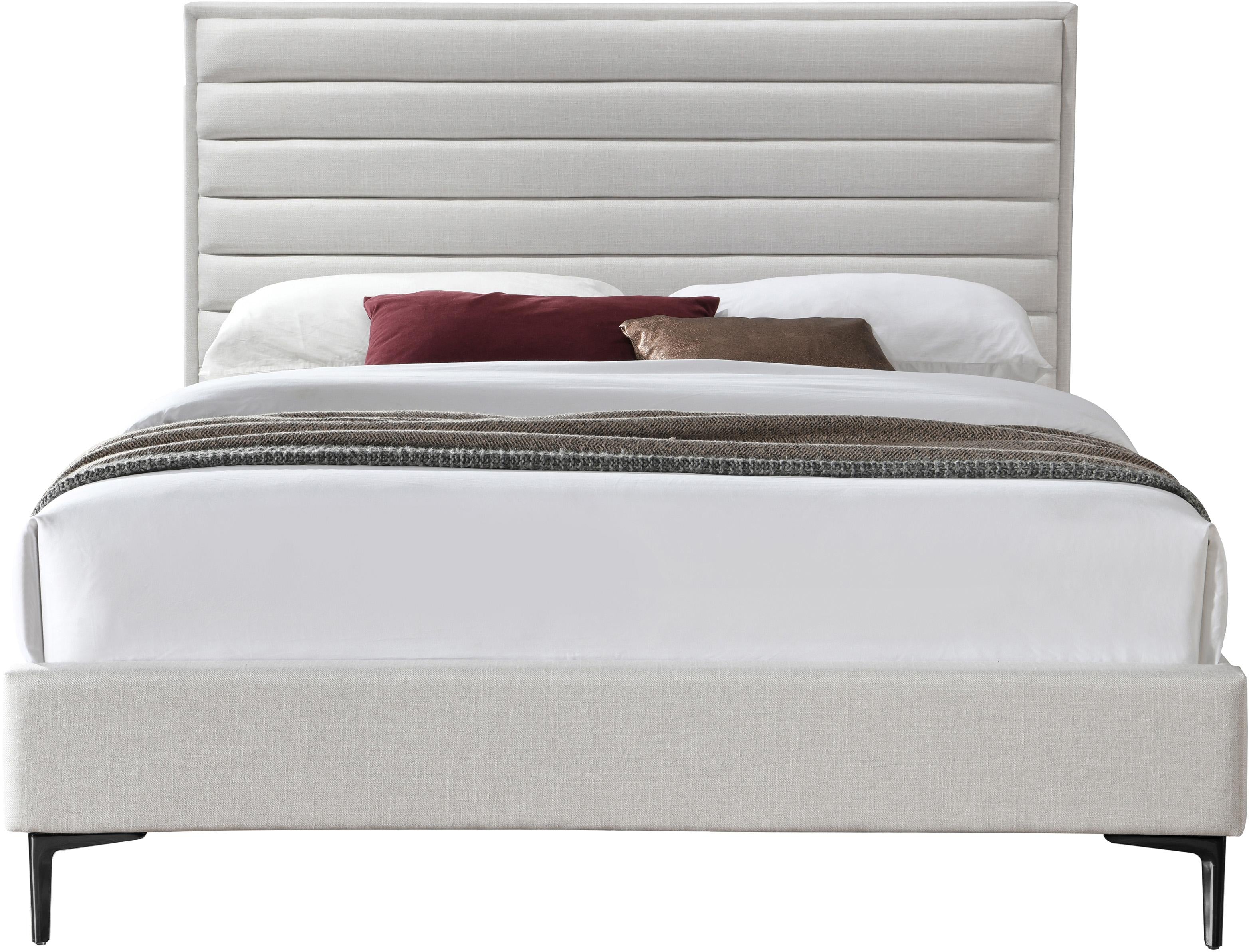 Hunter Cream Linen Full Bed