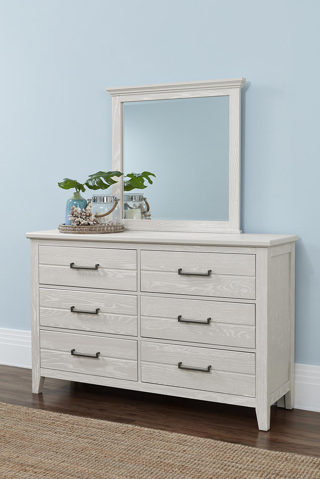 Vaughan-Bassett Passageways Oyster Grey 6 Drawer Dresser in Grey